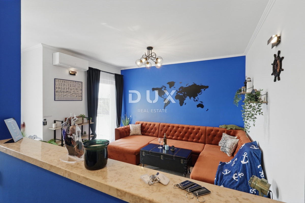 ISTRIA, MEDULINO - appartamento 2BR+DB con vista mare e piscina