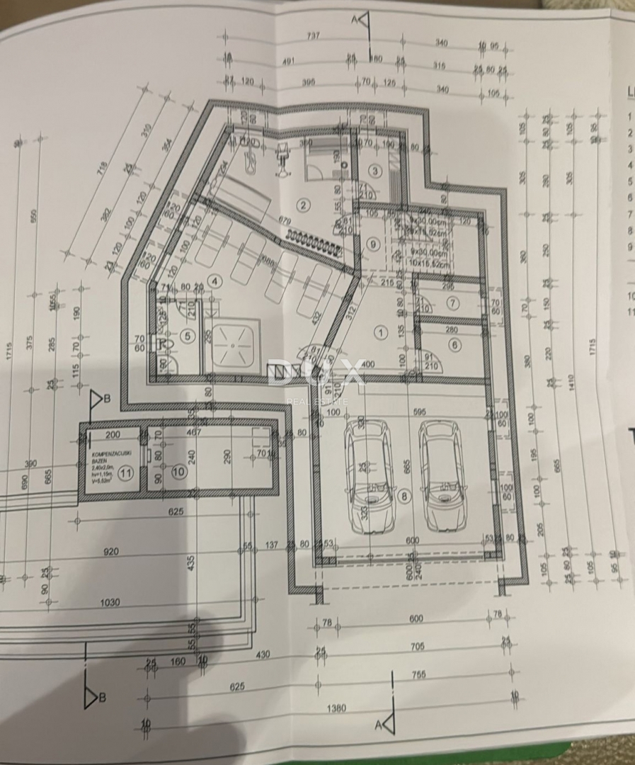 OPATIJA, MATULJI - terreno edificabile 2300m2 CON PERMESSO DI COSTRUZIONE!!! e con vista panoramica sul mare