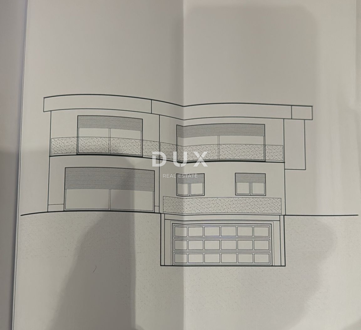 OPATIJA, MATULJI - terreno edificabile 2300m2 CON PERMESSO DI COSTRUZIONE!!! e con vista panoramica sul mare