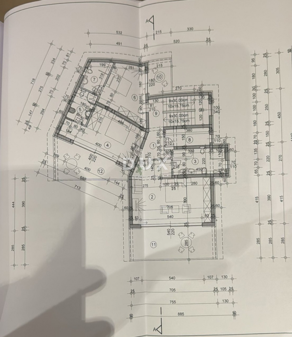 OPATIJA, MATULJI - terreno edificabile 2300m2 CON PERMESSO DI COSTRUZIONE!!! e con vista panoramica sul mare