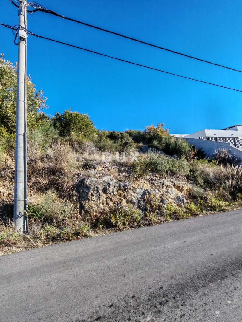 ZADAR, PODVRŠJE - Terreno 500 m2 con vista mare in un ambiente tranquillo!