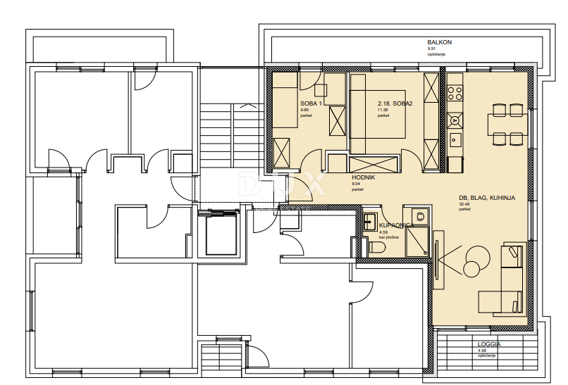ZAGABRIA, SESVETE - Moderno appartamento con tre camere da letto e giardino privato, nuovo edificio al piano terra