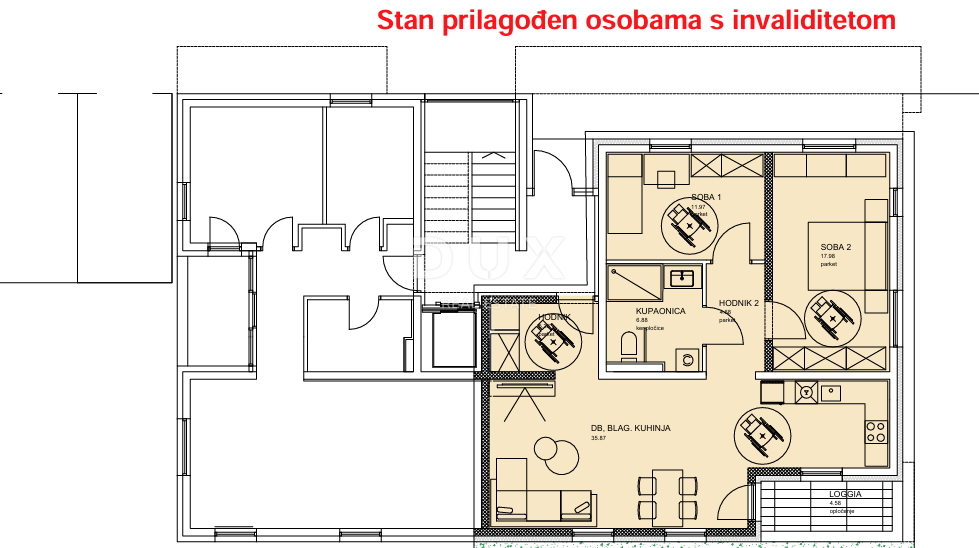 ZAGABRIA, SESVETE - Moderno appartamento con tre camere da letto e giardino privato, nuovo edificio al piano terra