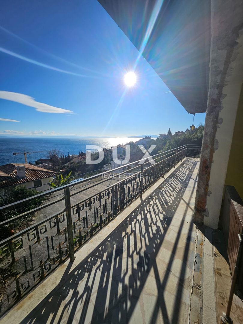 OPATIJA, CENTRO - casa indipendente 250m2 con vista panoramica sul mare + dintorni 740m2