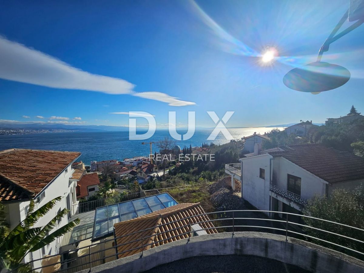 OPATIJA, CENTRO - casa indipendente 250m2 con vista panoramica sul mare + dintorni 740m2