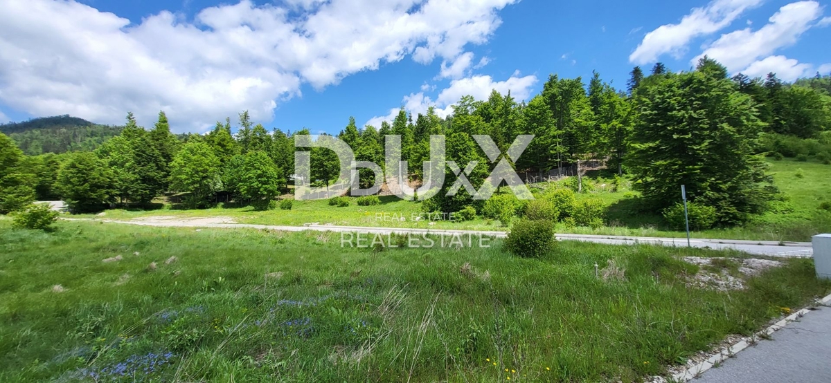 GORSKI KOTAR, FUŽINE - terreno edificabile 1107 m2 - opportunità di investimento!