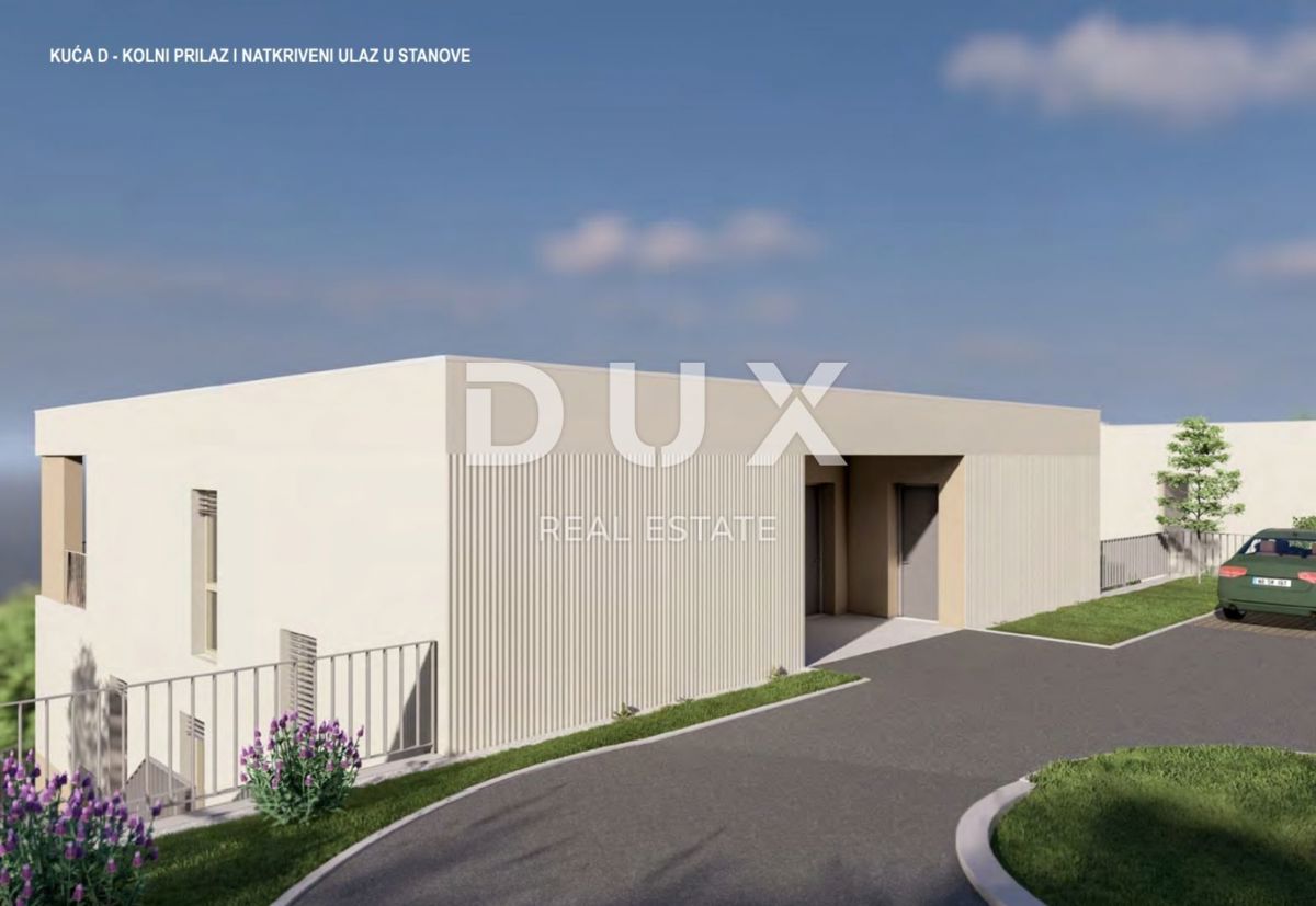 RIJEKA, KOSTRENA - esclusivo appartamento duplex 164,90 m2 nuova costruzione con splendida vista mare e piscina + giardino 182,60 m2 - S2-D