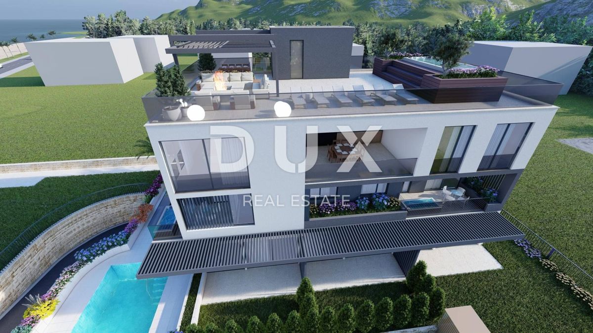 ZADAR, SUKOŠAN - Lussuoso attico in costruzione sul mare B201