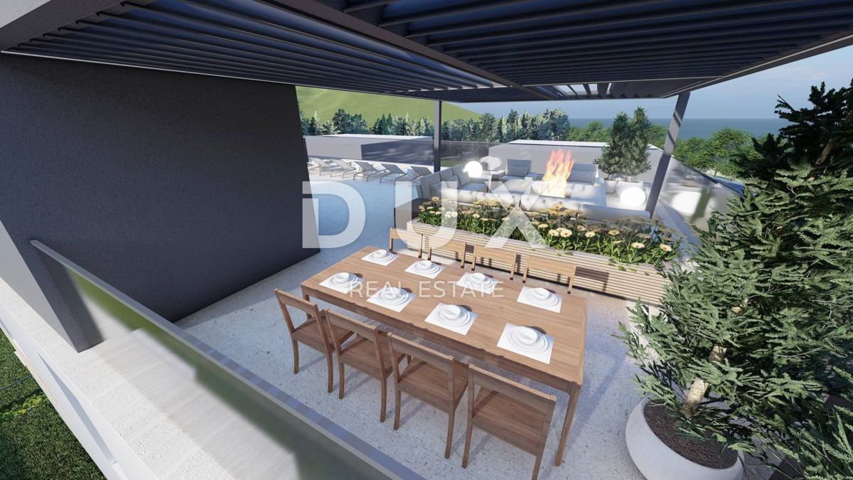 ZADAR, SUKOŠAN - Lussuoso attico in costruzione sul mare B201