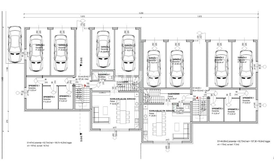 VELIKA GORICA – Moderno edificio di nuova costruzione, appartamento con tre camere da letto, ampia loggia, garage e posto auto