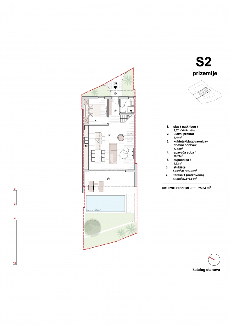 ŠIBENIK, VODICE - Triplex di lusso con piscina e vista mare