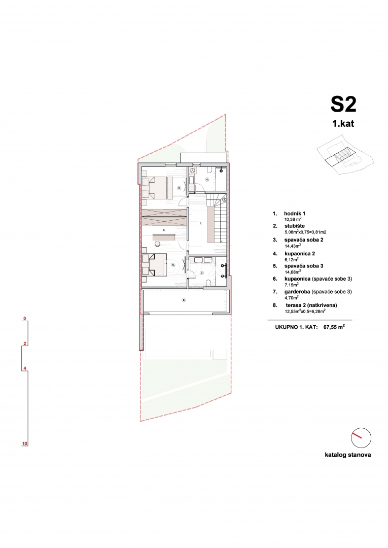 ŠIBENIK, VODICE - Triplex di lusso con piscina e vista mare