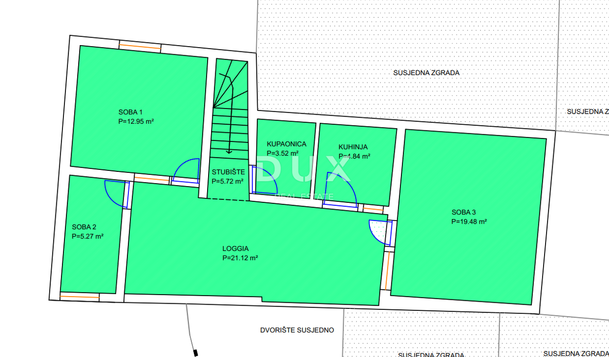 ŠIBENIK, PIROVAC – Appartamento da ristrutturare con grande potenziale