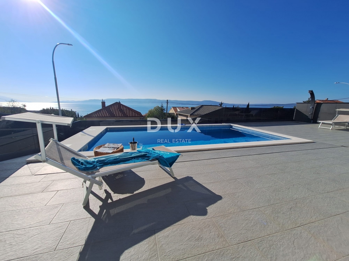 NOVI VINODOLSKI - Villa di lusso con piscina, vista mare, a soli 300 m dal mare