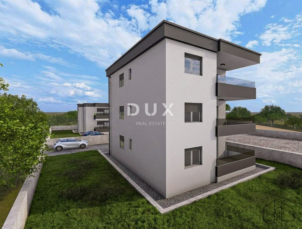 ISOLA DI RAB, KAMPOR - Nuova costruzione! Appartamento con due camere da letto al 1° piano con vista