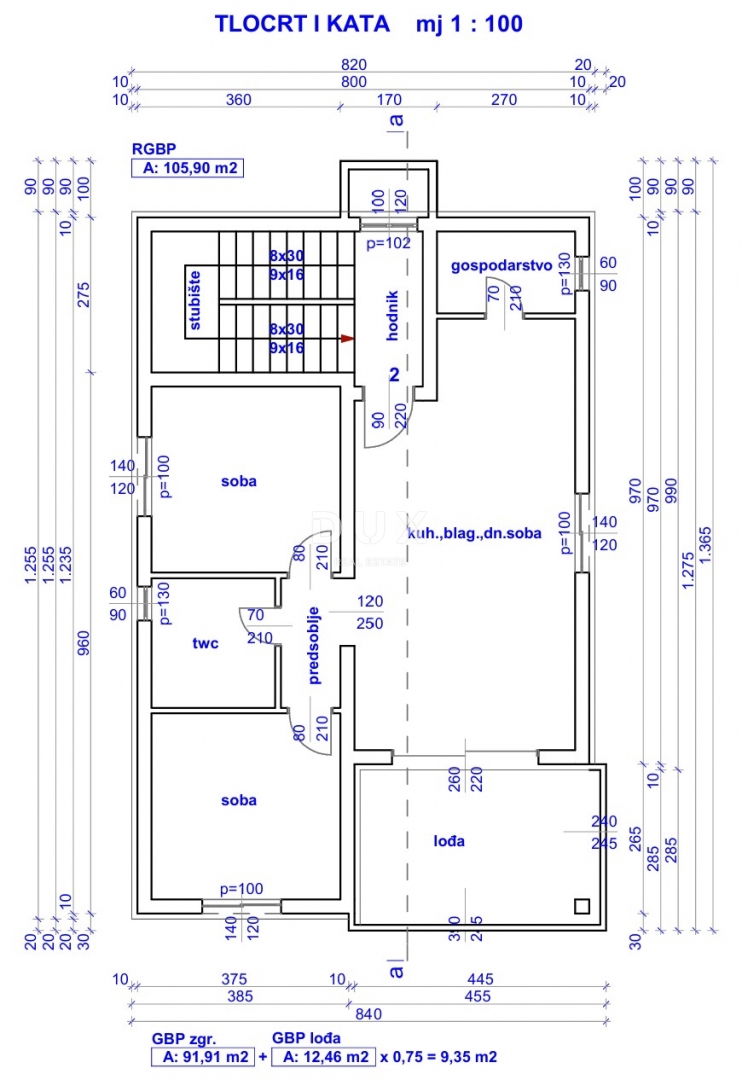 ISOLA DI RAB, KAMPOR - Nuova costruzione! Appartamento con due camere da letto al 1° piano con vista