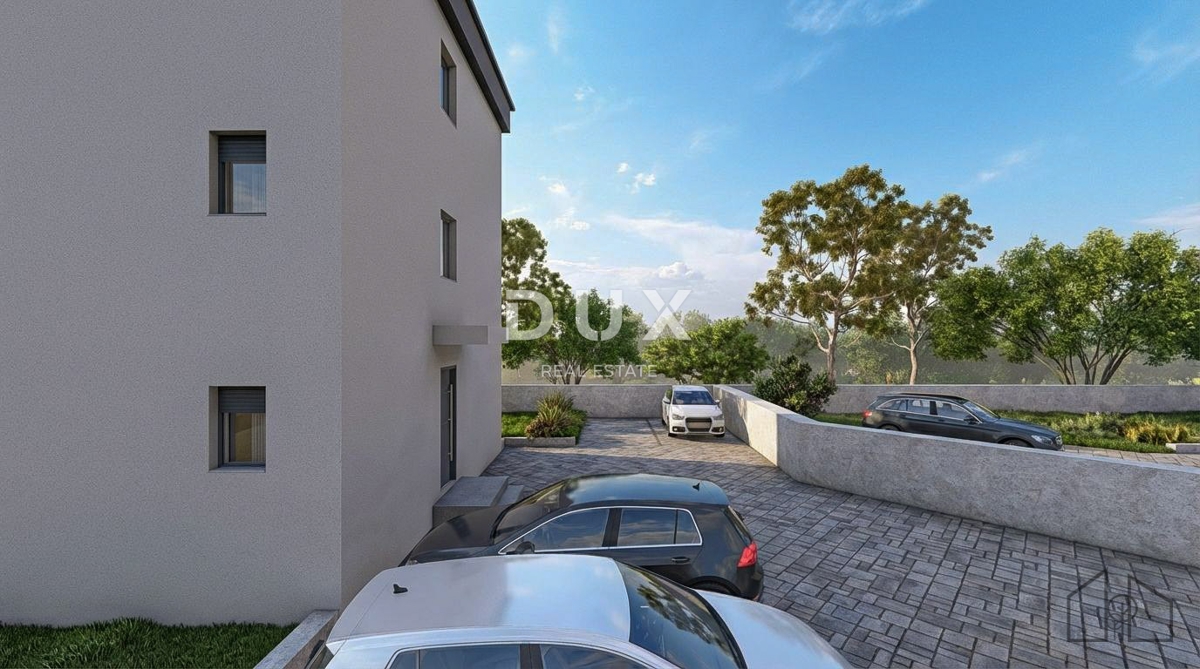 ISOLA DI RAB, KAMPOR - Nuova costruzione! Appartamento con due camere da letto al 1° piano con vista
