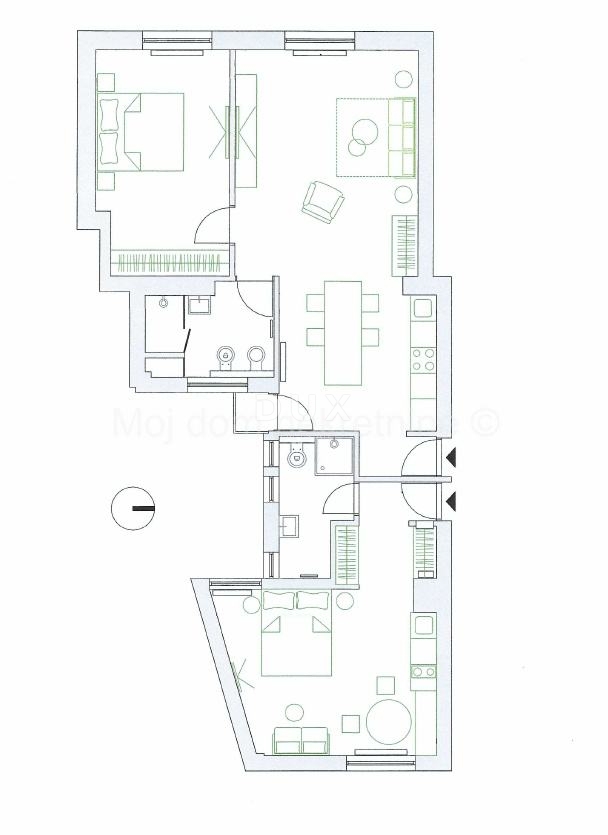 ZAGABRIA, RIBNJAK - Confortevole appartamento nel centro città