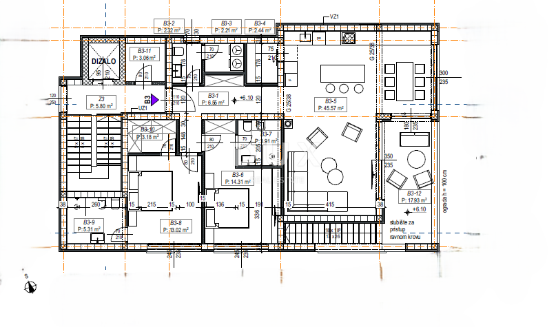 ABBAZIA, LOVRAN – nuovo edificio con tre appartamenti di lusso con piscina, ascensore e terrazza sul tetto