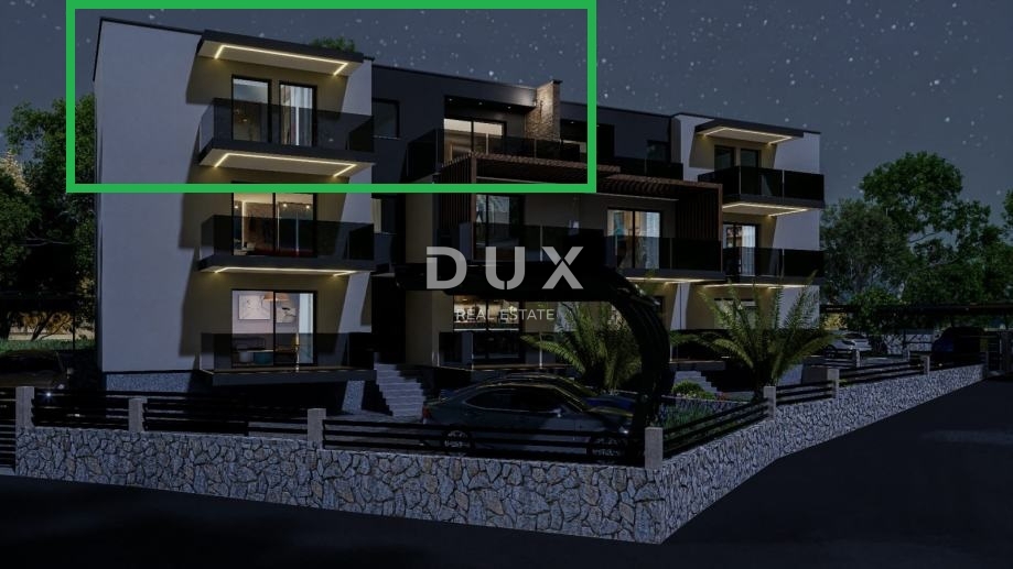 RIJEKA, PEHLIN, PODMURVICE - appartamento duplex 106,97 m2 in un nuovo edificio con vista mare, soggiorno + 3 camere da letto. - APPARTAMENTO 4L
