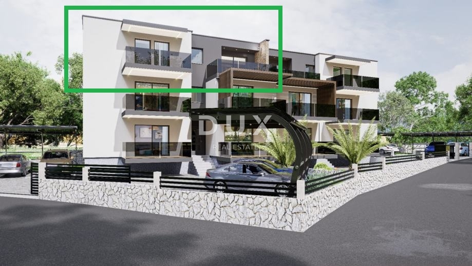 RIJEKA, PEHLIN, PODMURVICE - appartamento duplex 106,97 m2 in un nuovo edificio con vista mare, soggiorno + 3 camere da letto. - APPARTAMENTO 4L