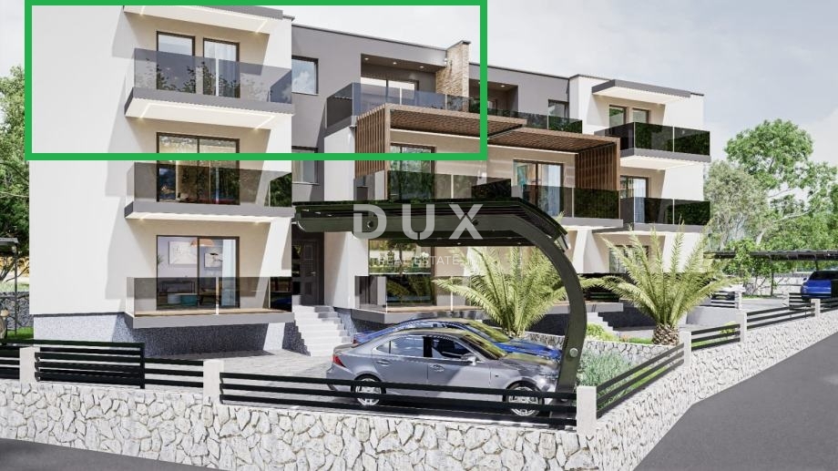 RIJEKA, PEHLIN, PODMURVICE - appartamento duplex 106,97 m2 in un nuovo edificio con vista mare, soggiorno + 3 camere da letto. - APPARTAMENTO 4L