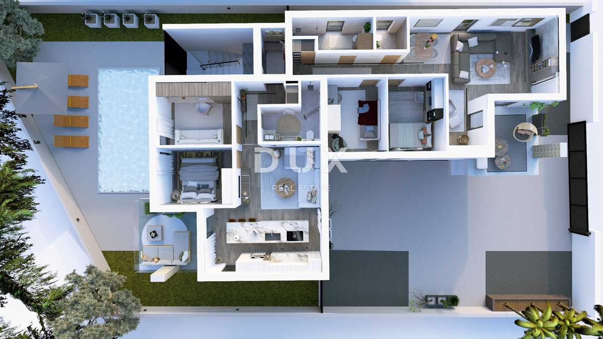 ZADAR, PETRČANE - Attico 2a fila al mare! Punta Skala! S4