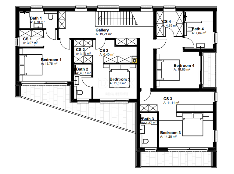 CRIKVENICA - nuova costruzione, casa di lusso netta 340 m2