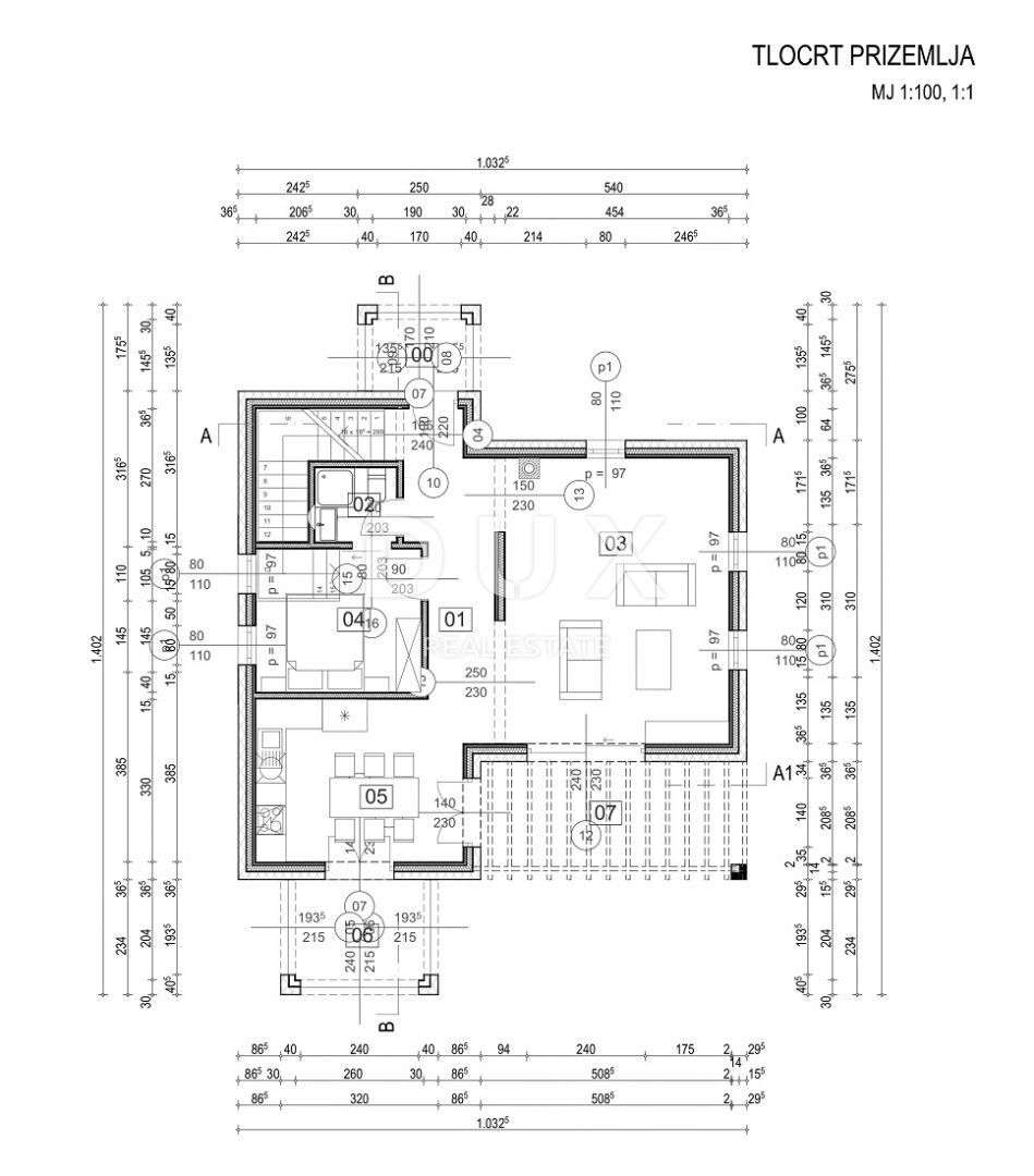 ISTRIA, RABAC - Terreno con permesso di costruzione e vista mare