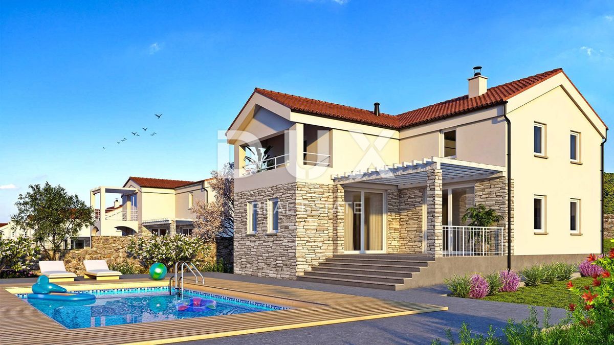 ISTRIA, RABAC - Terreno con permesso di costruzione e vista mare