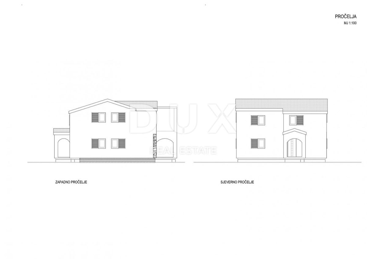 ISTRIA, RABAC - Terreno con permesso di costruzione e vista mare