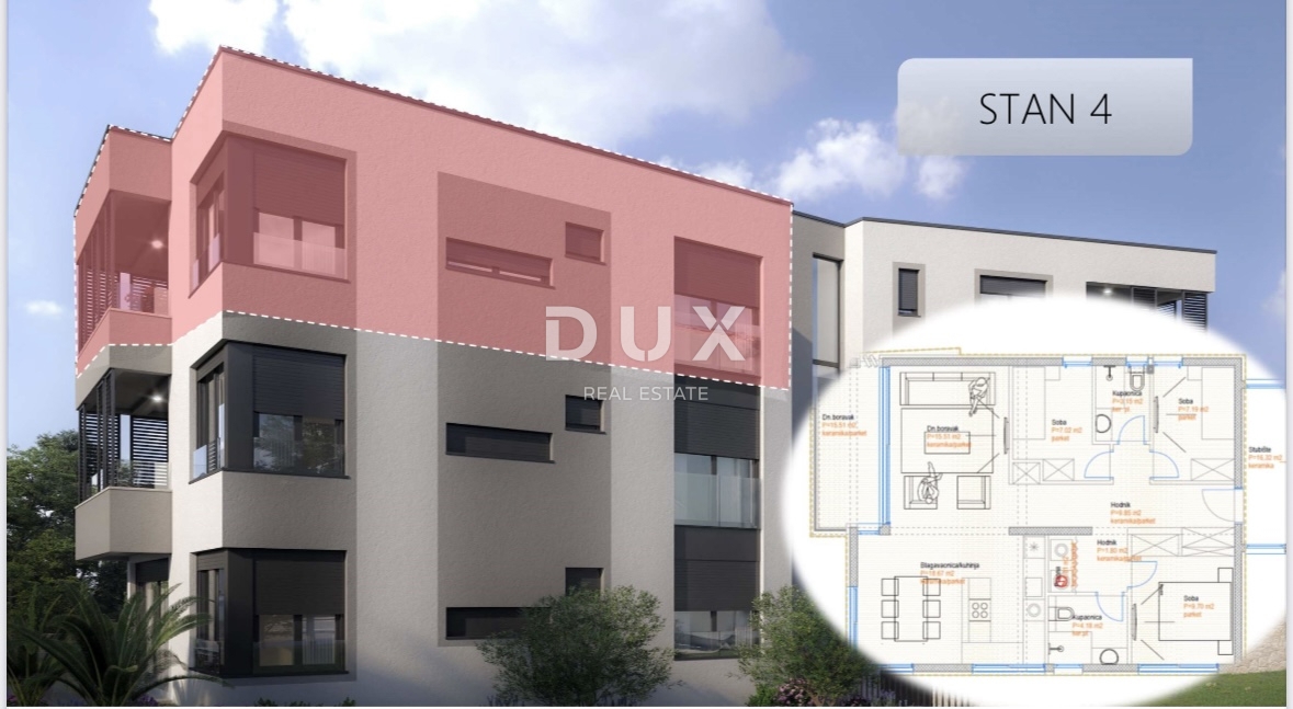 Appartamento Belafuža, Zadar, 102,19m2