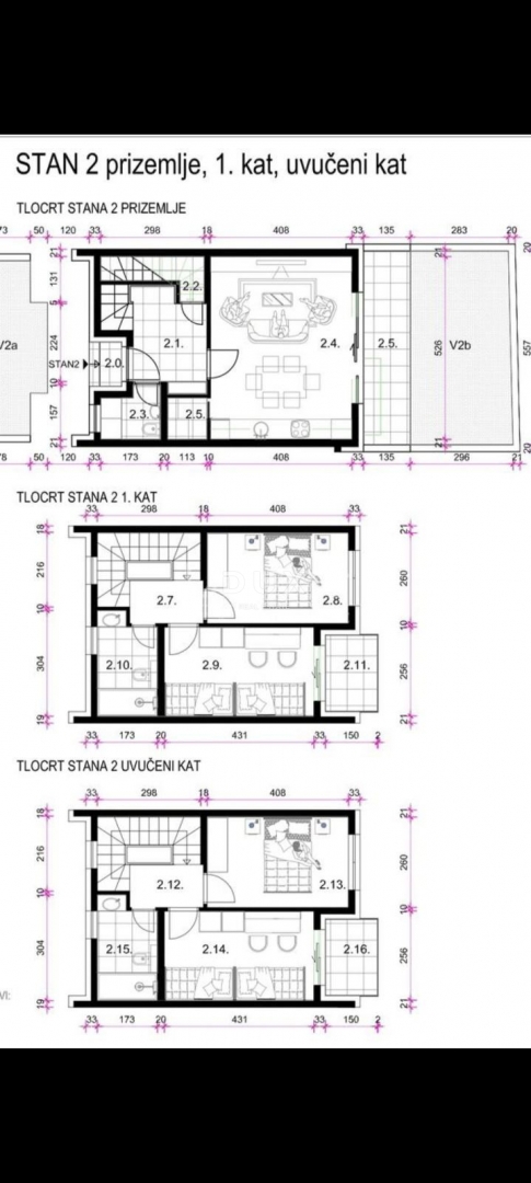 Appartamento Dugo Selo - Zapad, Dugo Selo, 109m2