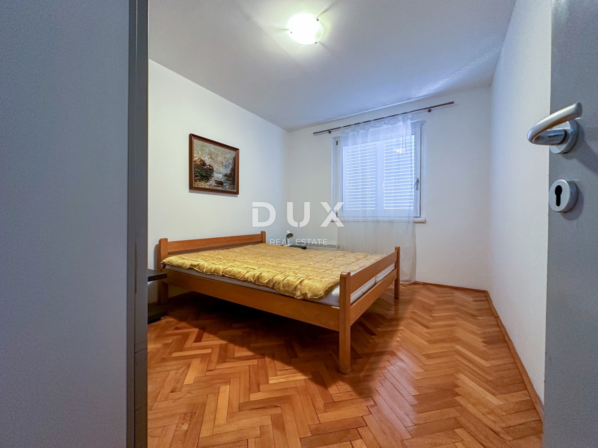 RIJEKA, ŠKURINJE - APPARTAMENTO CON 3 CAMERE DA LETTO, 1° piano, loggia e vista mare