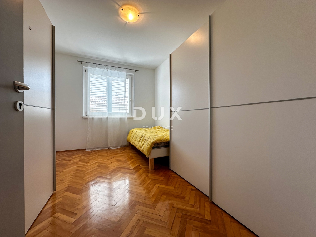 RIJEKA, ŠKURINJE - APPARTAMENTO CON 3 CAMERE DA LETTO, 1° piano, loggia e vista mare