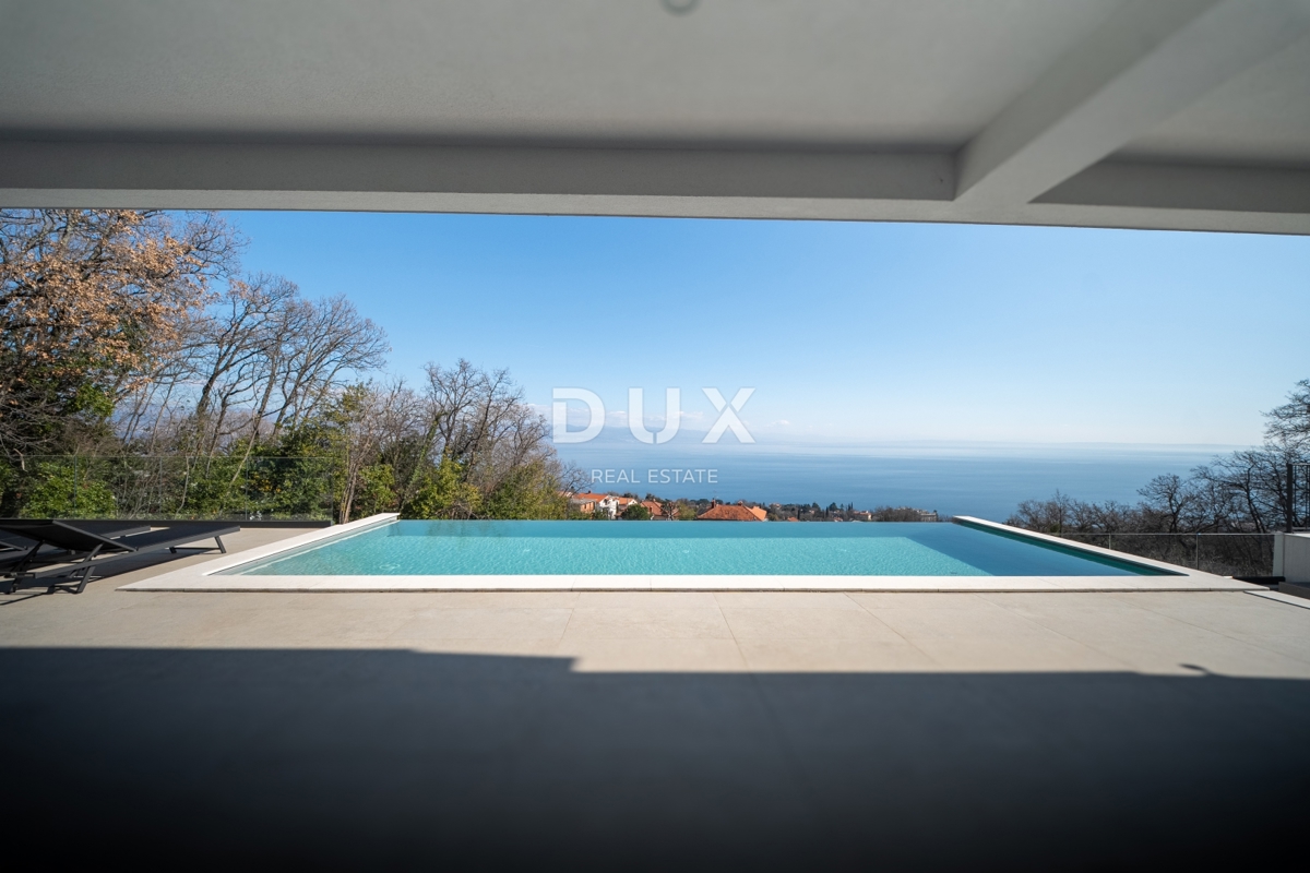 OPATIJA, LOVRAN - Nuovo edificio di alta qualità con piscina e vista panoramica