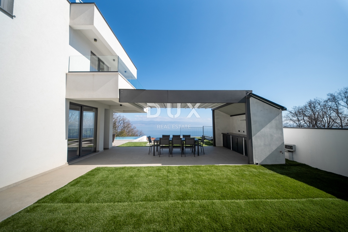 OPATIJA, LOVRAN - Nuovo edificio di alta qualità con piscina e vista panoramica