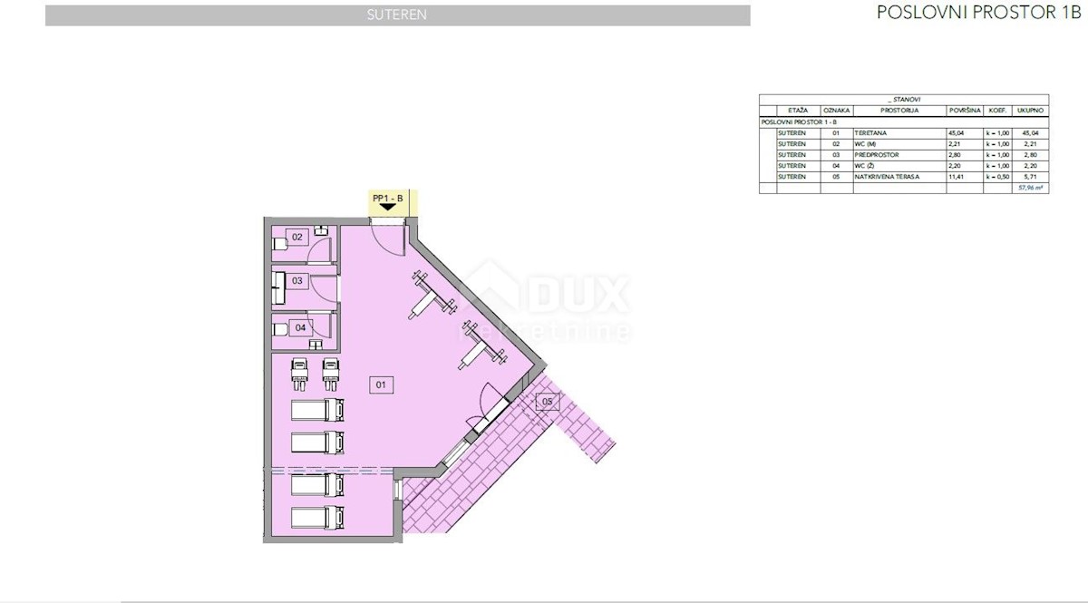 Locale commerciale Opatija - Centar, Opatija, 1m2