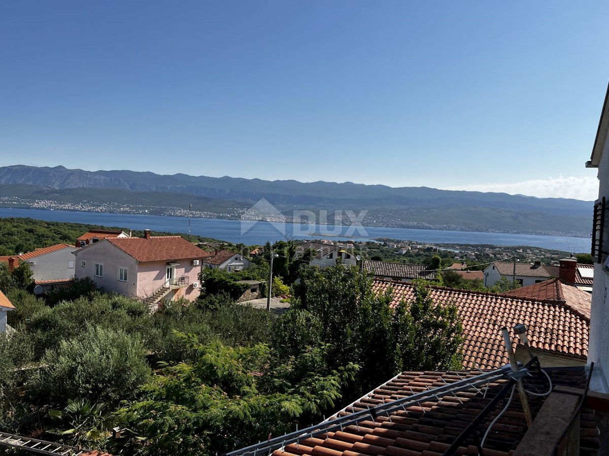 Isola di Krk, intorno a Šila - Casa con vista mare