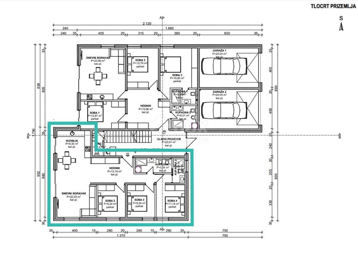 Appartamento Medulin, 81m2