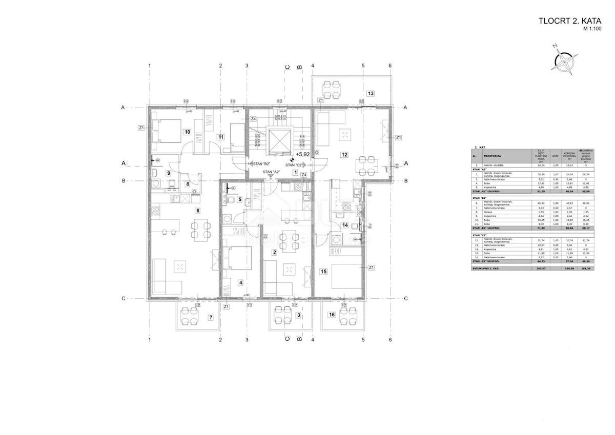 Appartamento Poreč, 66,17m2