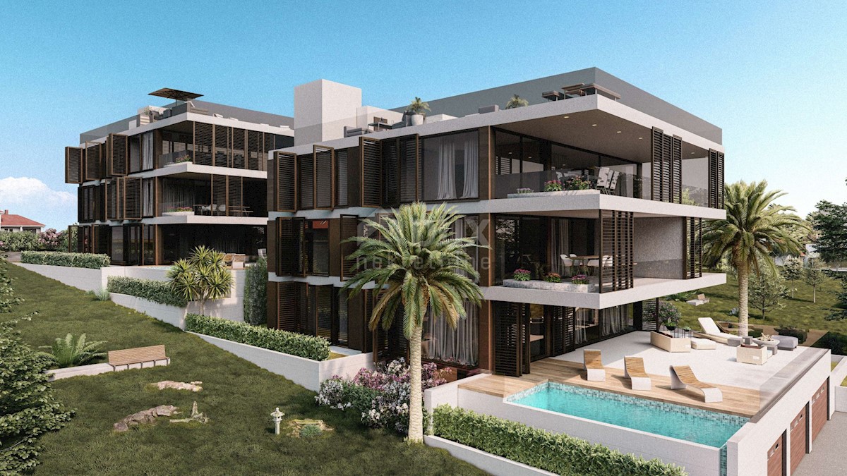 ZADAR, KOŽINO - Attico di lusso con piscina in nuova costruzione S4