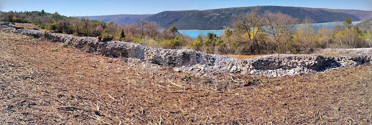 ISTRIA, RABAC - Terreno edificabile con vista mare