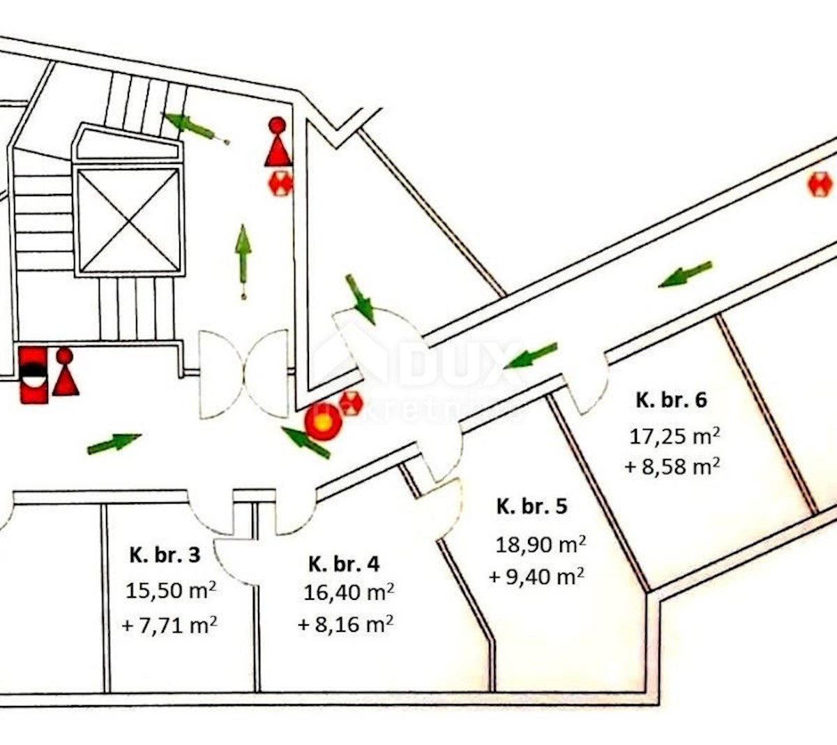 Locale commerciale Centar, Rijeka, 18m2