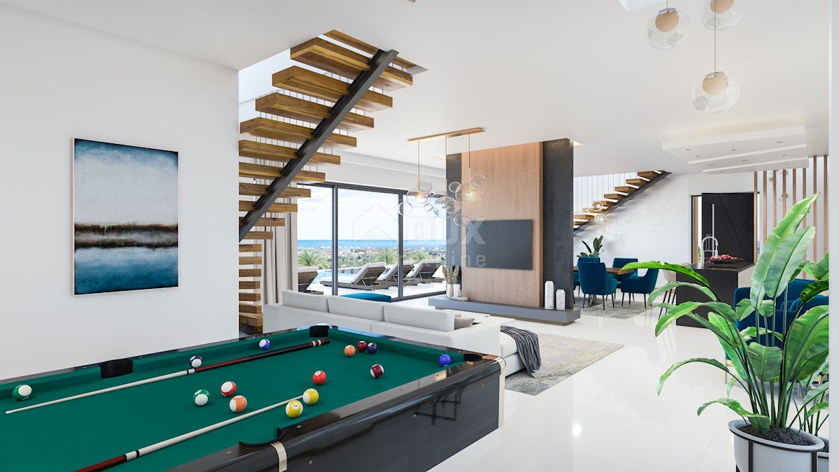 ISTRIA, KAŠTELIR Villa di prima classe in costruzione con vista sul mare!