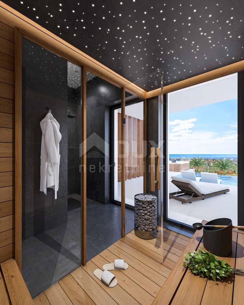 ISTRIA, KAŠTELIR Villa di prima classe in costruzione con vista sul mare!