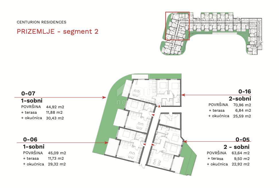 ISTRIA, UMAGO - Stupendo bilocale + bagno con giardino in nuova costruzione