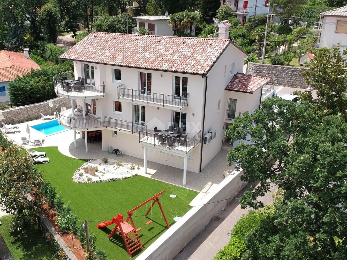 OPATIJA, LOVRAN, IKA - villa 380m2 con vista panoramica sul mare e piscina + giardino paesaggistico 700m2