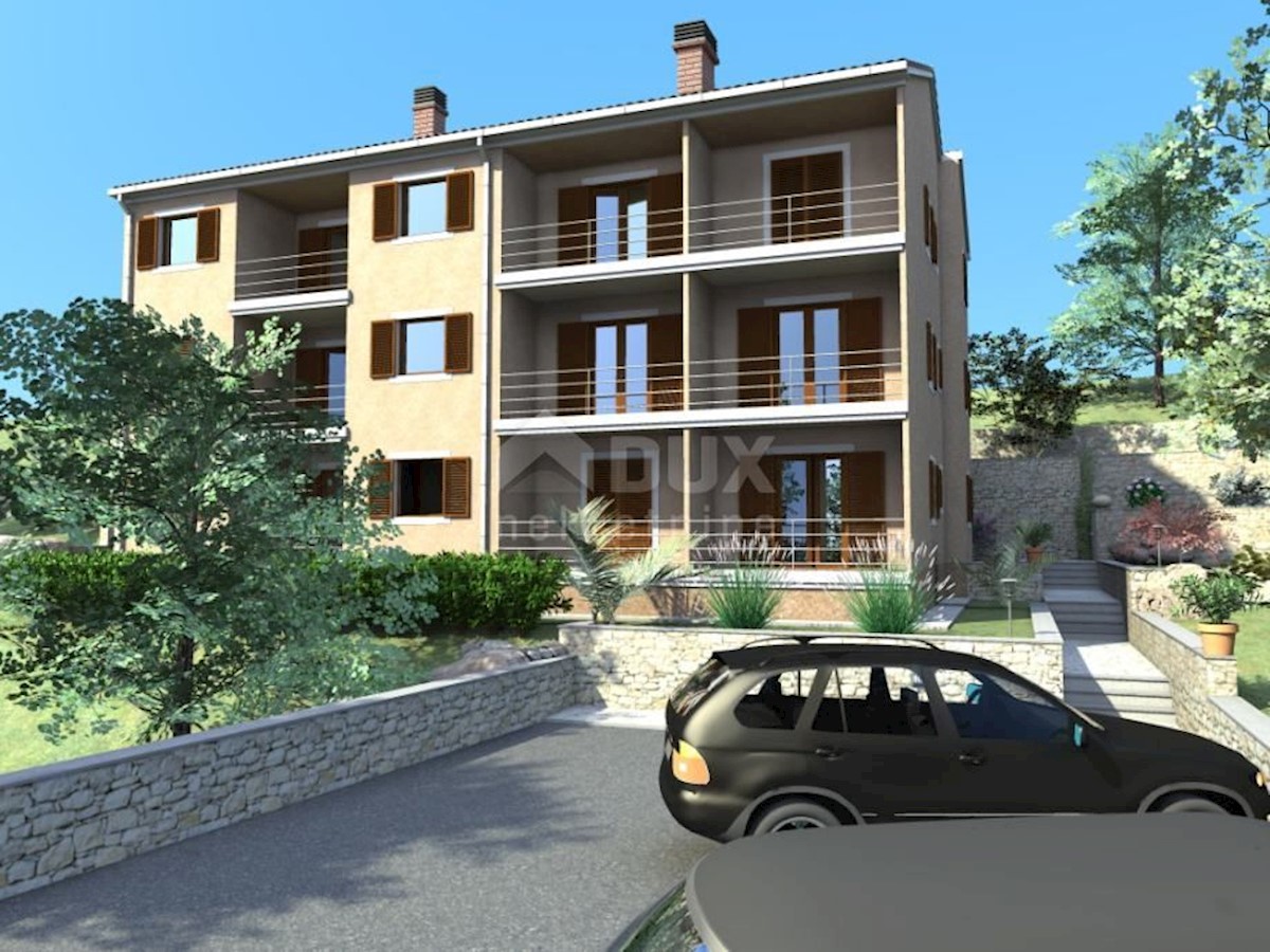 OPATIJA, POBRI - terreno edificabile 1243m2 CON EDIFICIO. CON PERMESSO!!! vista mare