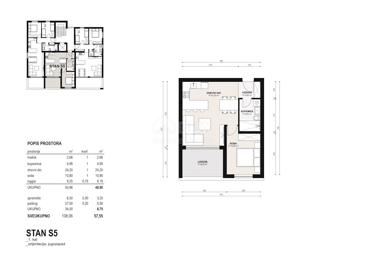 ZADAR, DIKLOVAC - Moderno appartamento in costruzione S5
